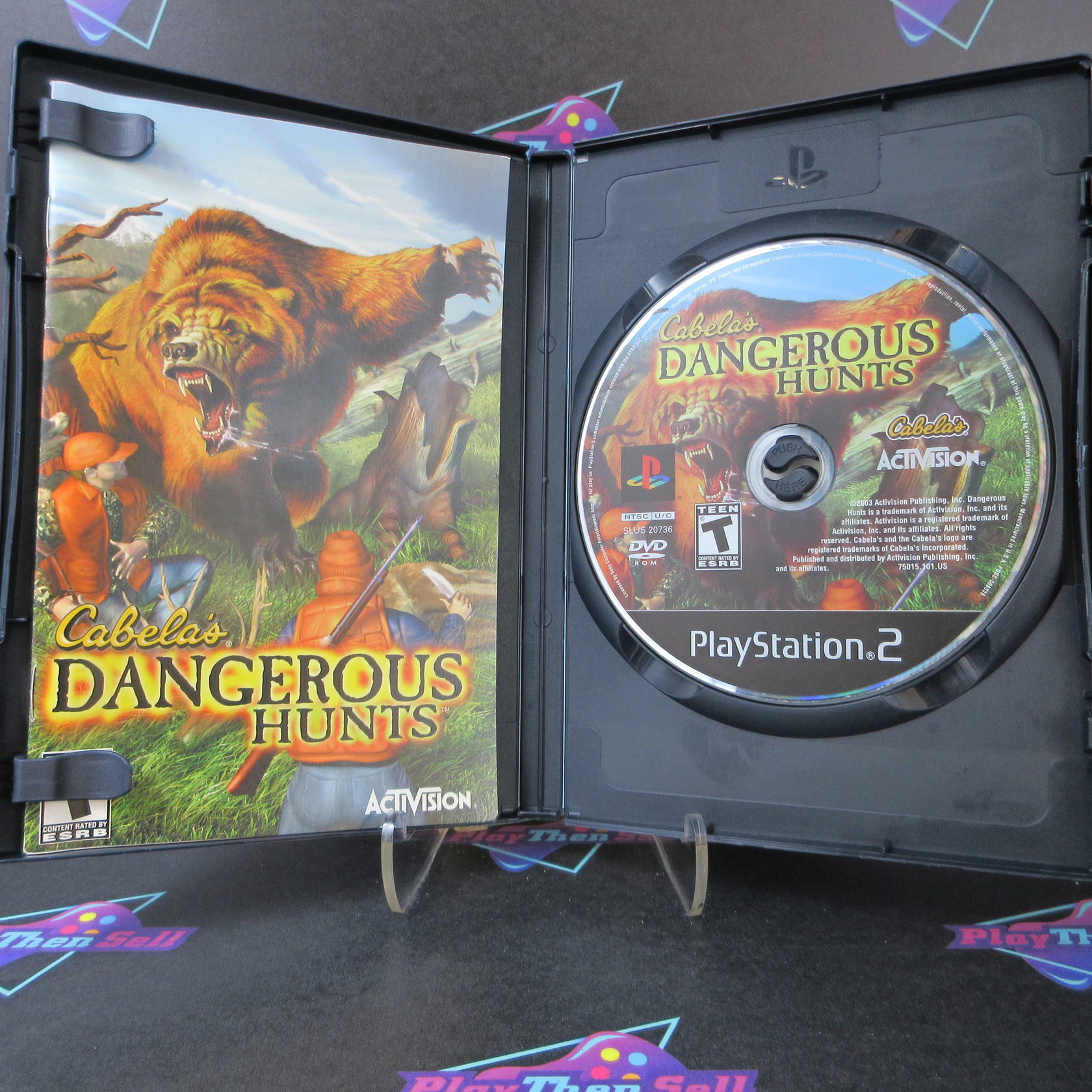 Cabela's Dangerous Hunts PS2 PlayStation 2 + Reg Card - Like New