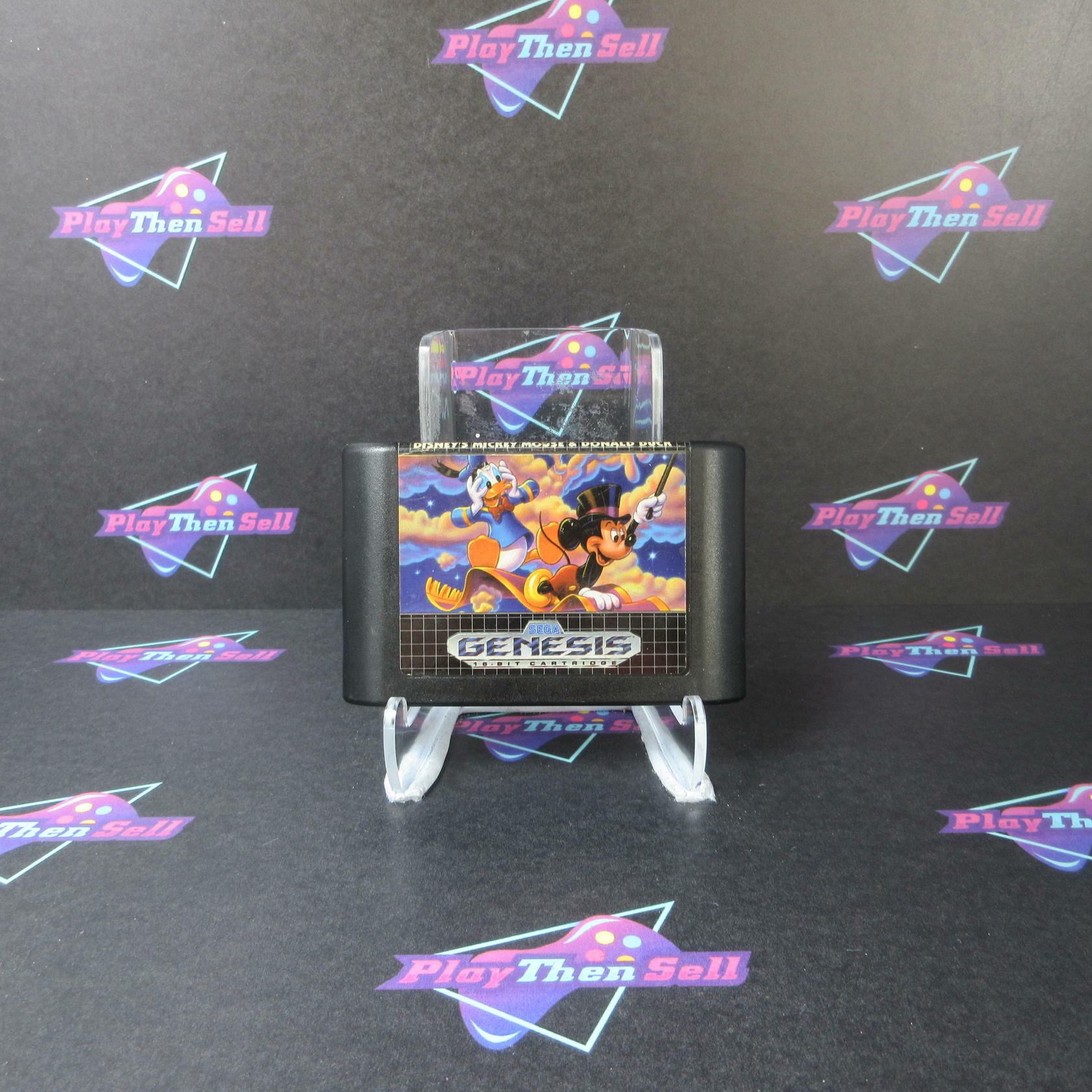 World of Illusion Disneys Mickey Mouse & Donald Duck Sega Genesis Cartridge Only - Very Good