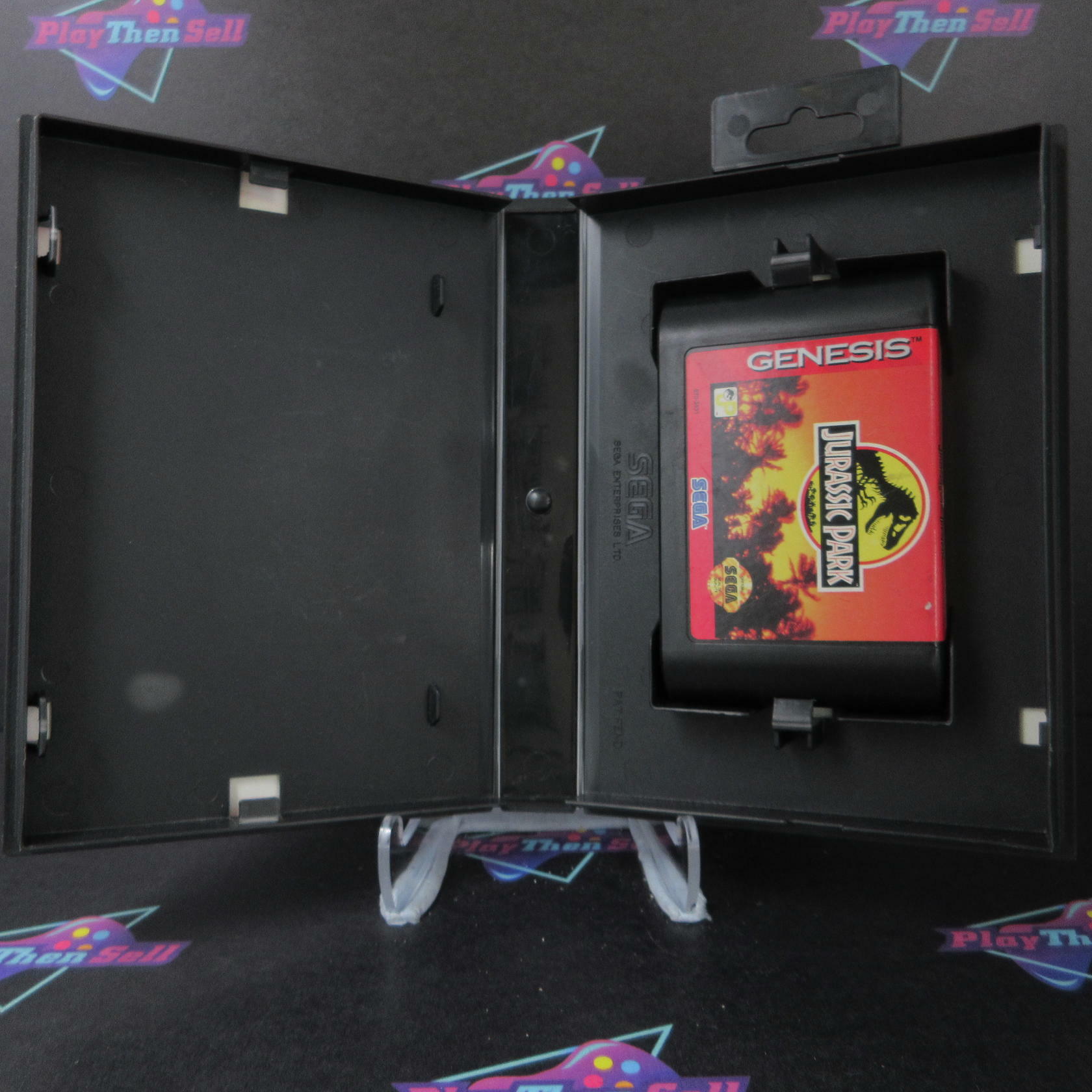 Jurassic Park Sega Genesis Boxed AD/NM Authentic / Tested - Very Good