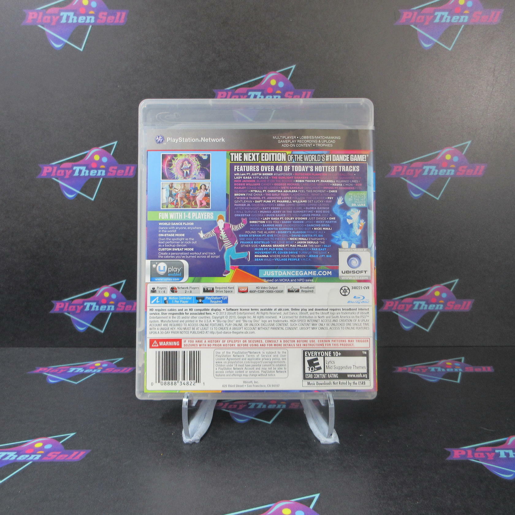 Just Dance 2014 PS3 PlayStation 3 AD Complete CIB - Very Good
