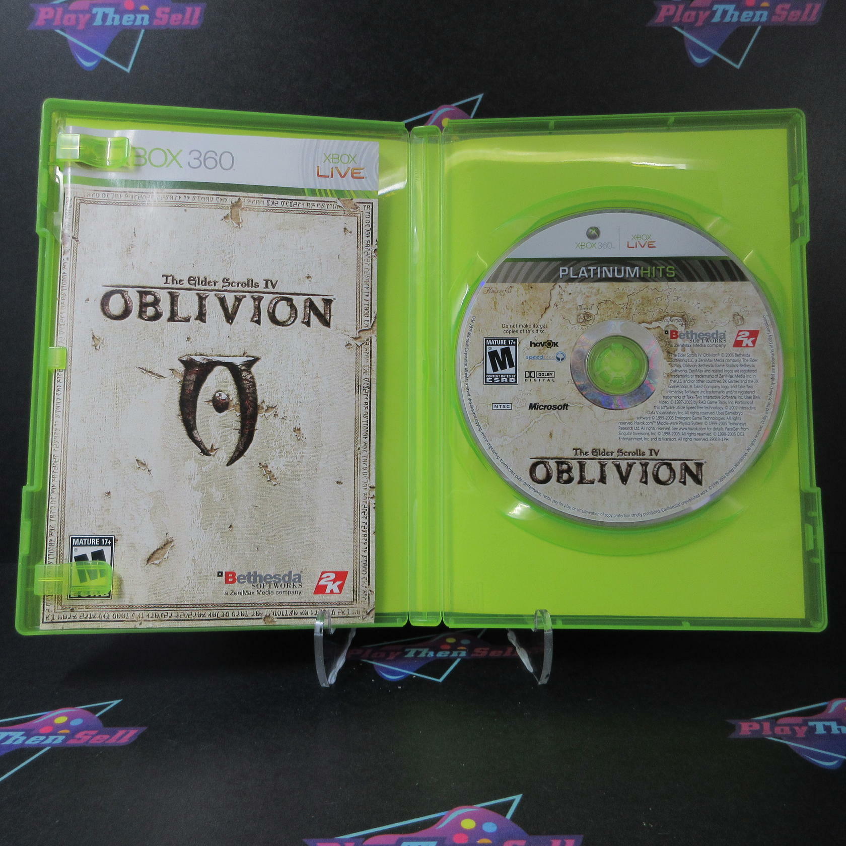 Elder Scrolls IV Oblivion PH Xbox 360 AD Complete CIB - Very Good