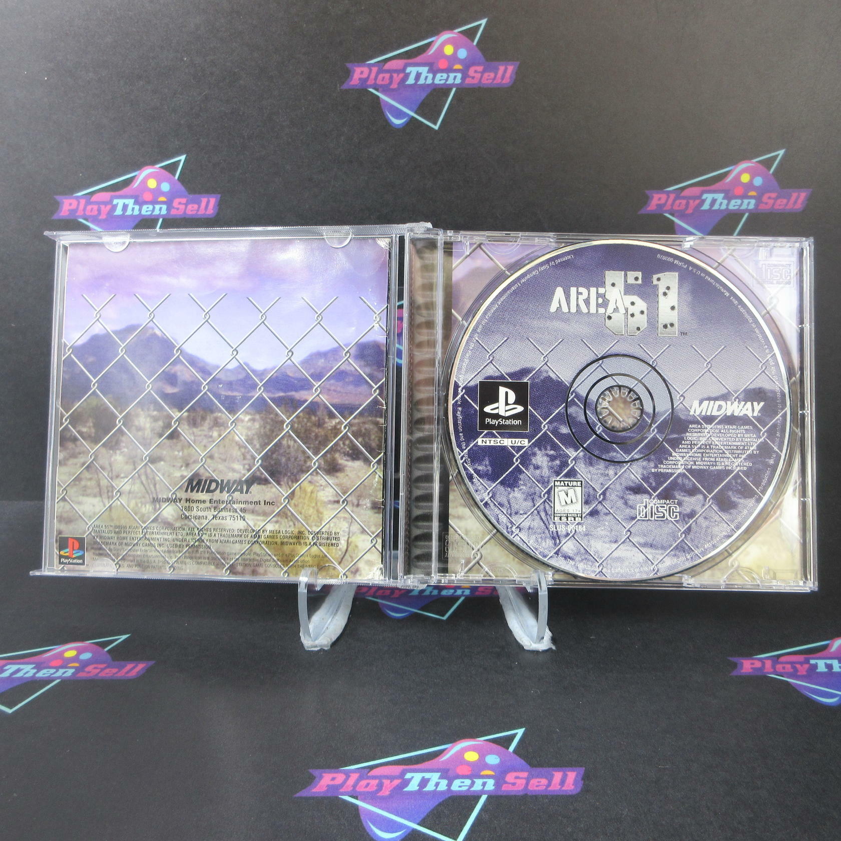 Area 51 PS1 PlayStation 1 MD Complete CIB - Very Good