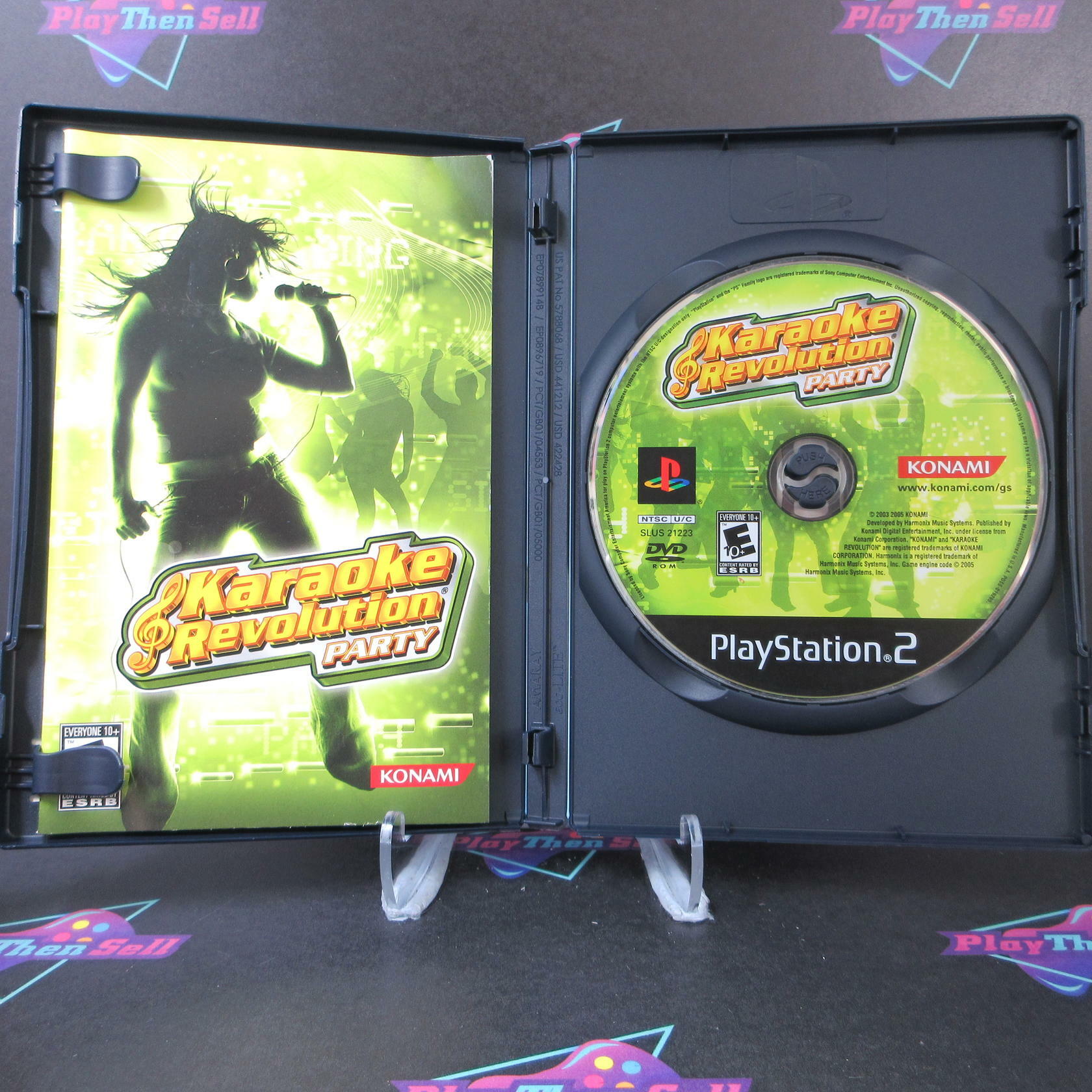 Karaoke Revolution Party PS2 PlayStation 2 AD Complete CIB - Very Good