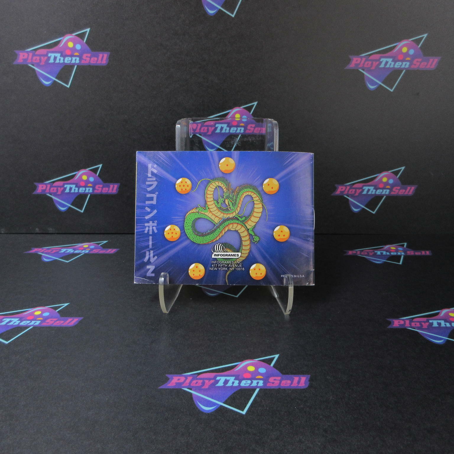 Dragon Ball Z The Legacy of Goku GBA Gameboy Advance Cart + Manual - Very Good