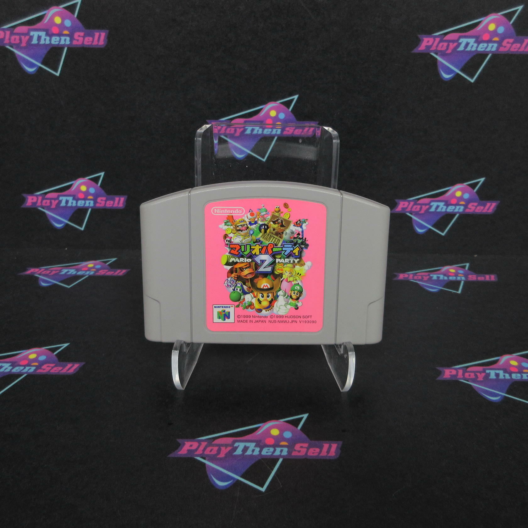 Mario Party 2 N64 Nintendo 64 AD/MD + Box CIB - Very Good