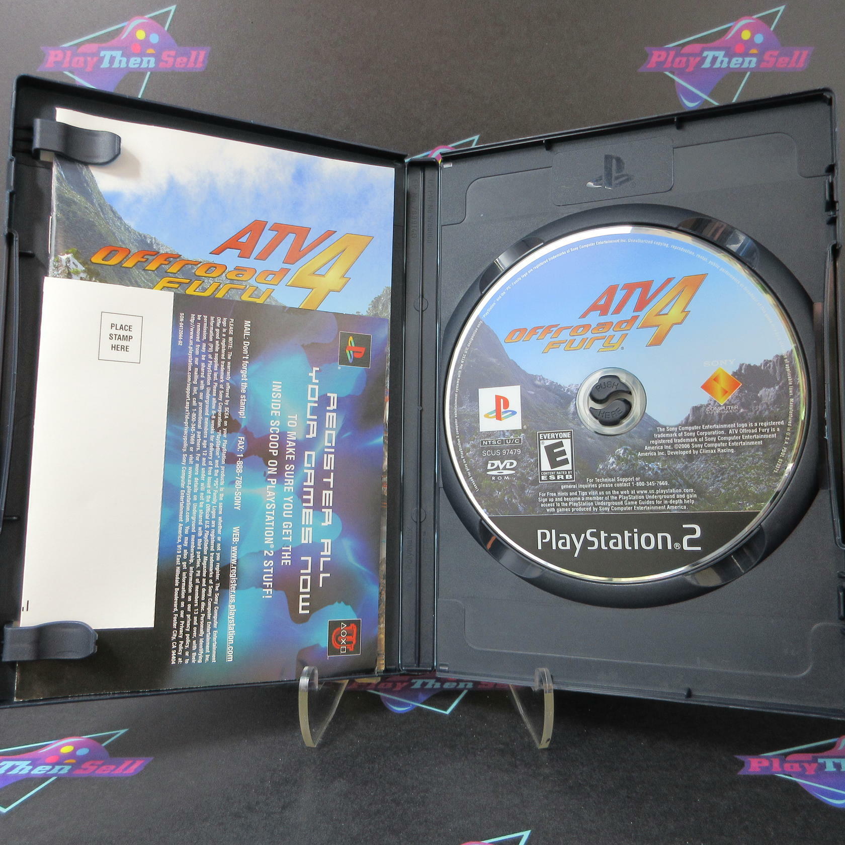 ATV Offroad Fury 4 PS2 PlayStation 2 + Reg Card - Like New