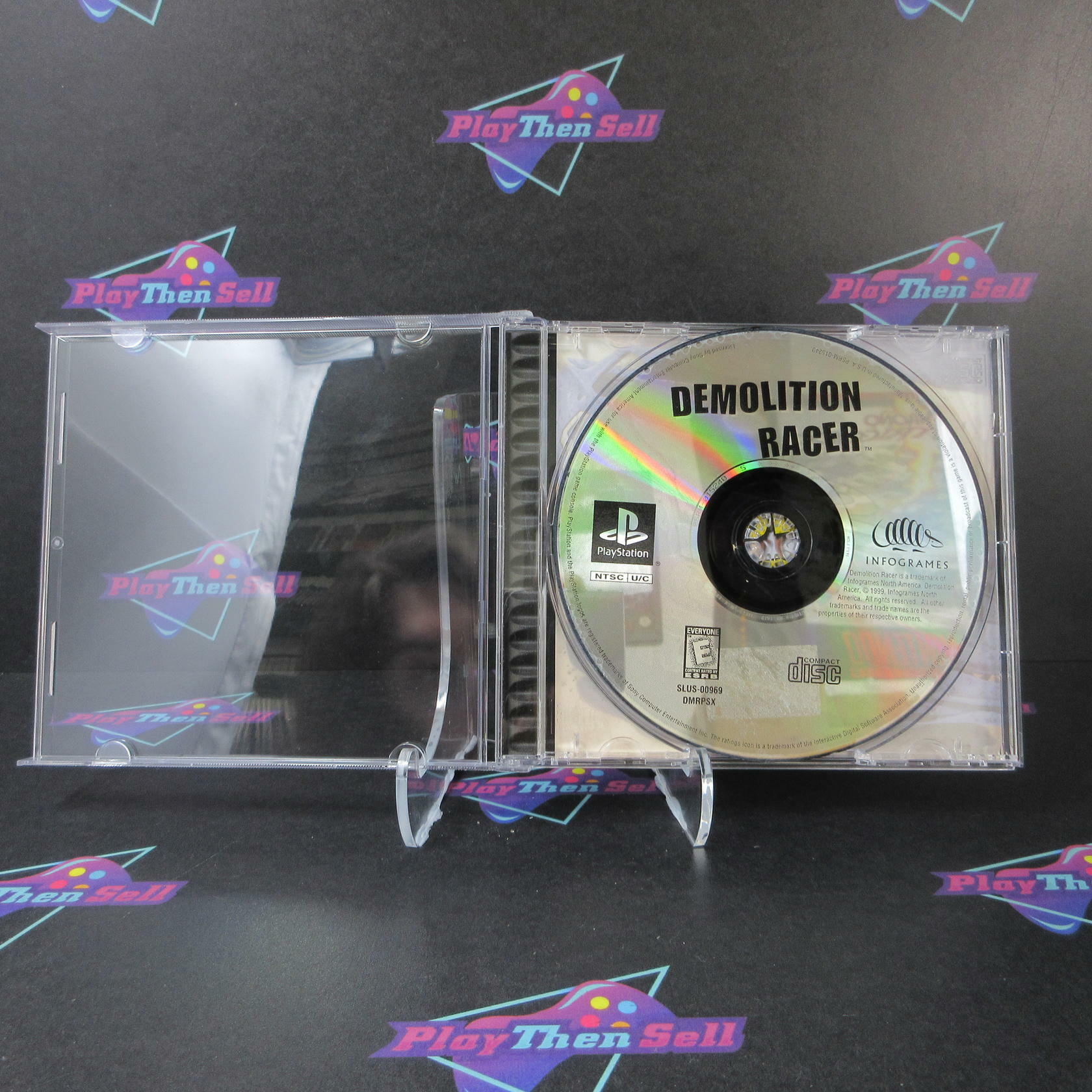 Demolition Racer PS1 PlayStation 1 DD/NM - Very Good