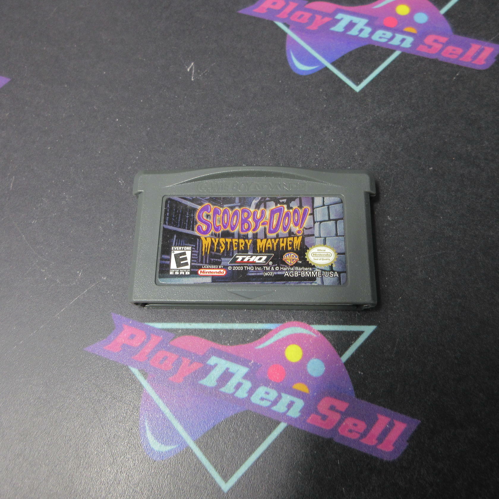 Scooby Doo Mystery Mayhem GBA Gameboy Advance + Poster - Like New