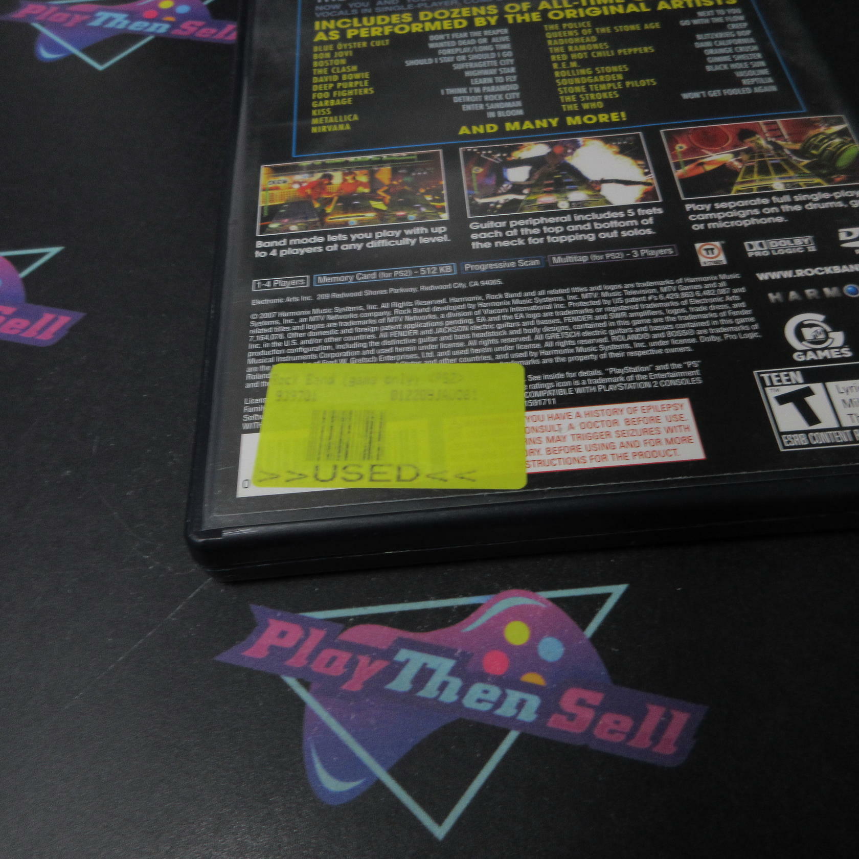 Rock Band PS2 PlayStation 2 AD/NM - Very Good