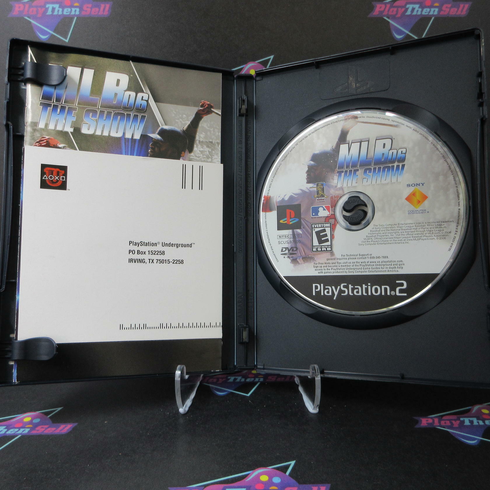 MLB 06 The Show PS2 PlayStation 2 + Reg Card - Like New