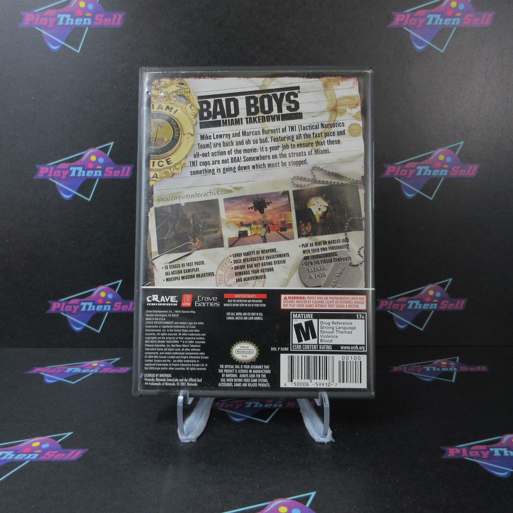 Bad Boys Miami Takedown Nintendo Gamecube DD/NM - Very Good
