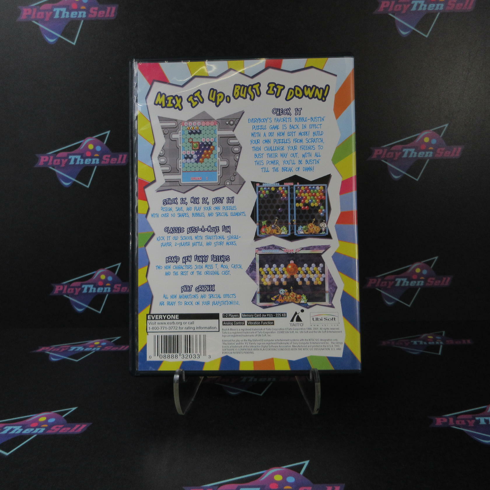Super Bust-A-Move 2 PS2 PlayStation 2 + Reg Card - Like New