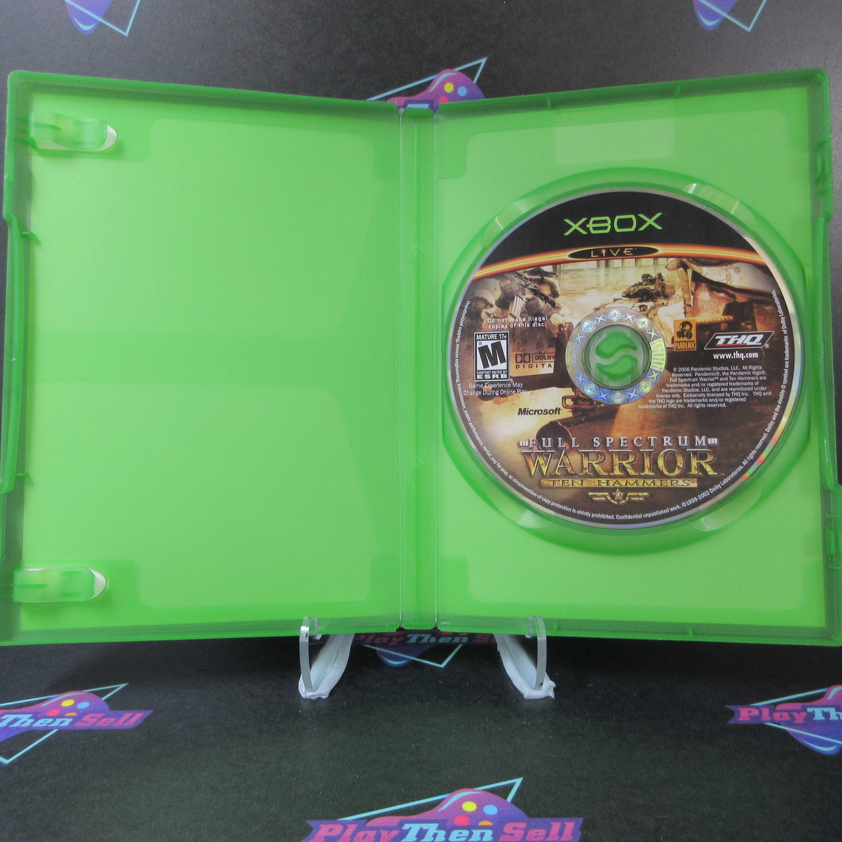 Full Spectrum Warriors Ten Hammers Xbox AD/NM - Very Good