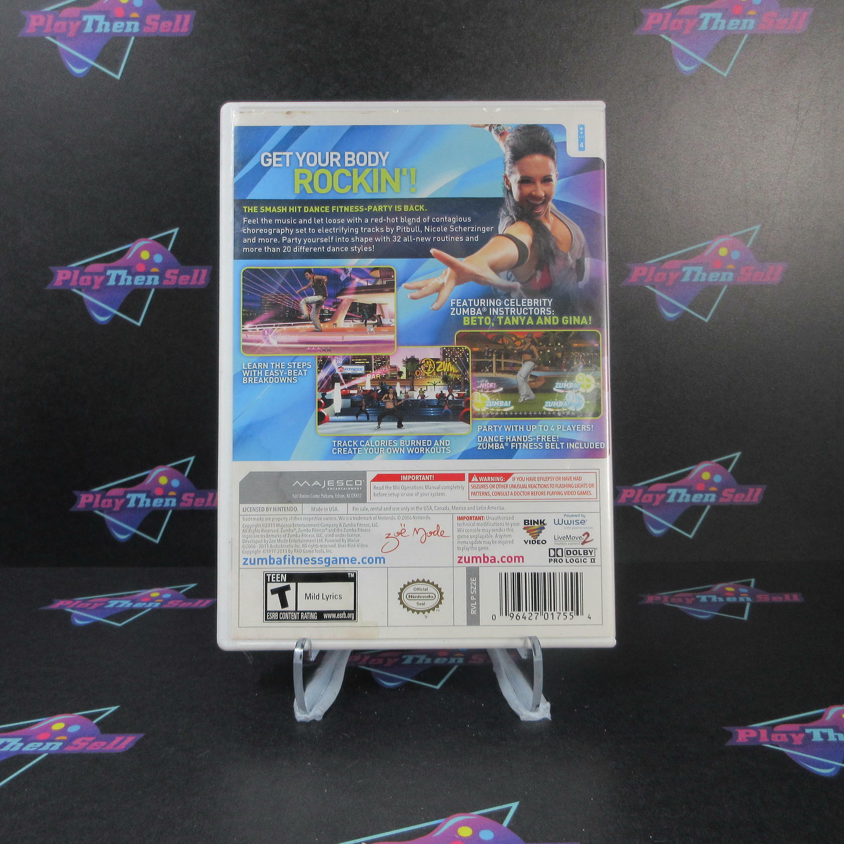 Zumba Fitness 2 - Nintendo Wii AD/NM - Very Good