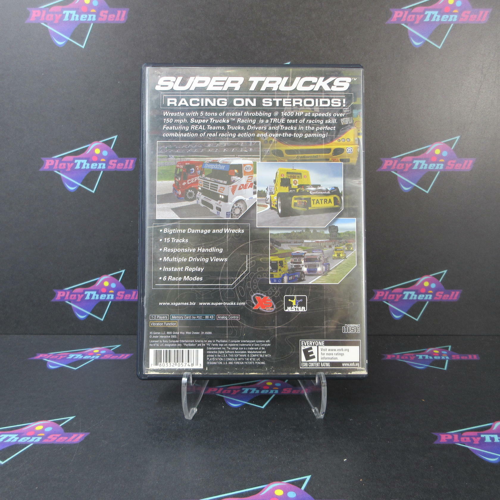 Super Trucks Racing PS2 PlayStation 2 AD/NM - Very Good