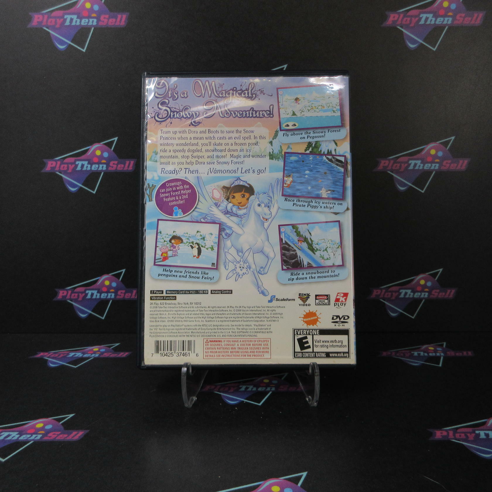 Dora the Explorer Dora Saves the Snow Princess PS2 PlayStation 2 - Like New