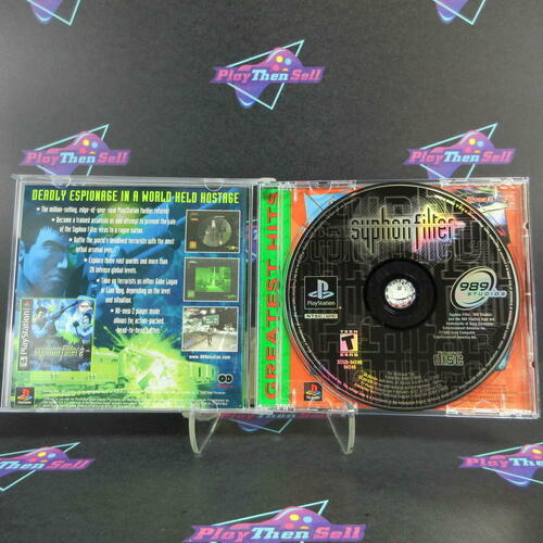 Syphon Filter Greatest Hits PS1 PlayStation 1 - Like New
