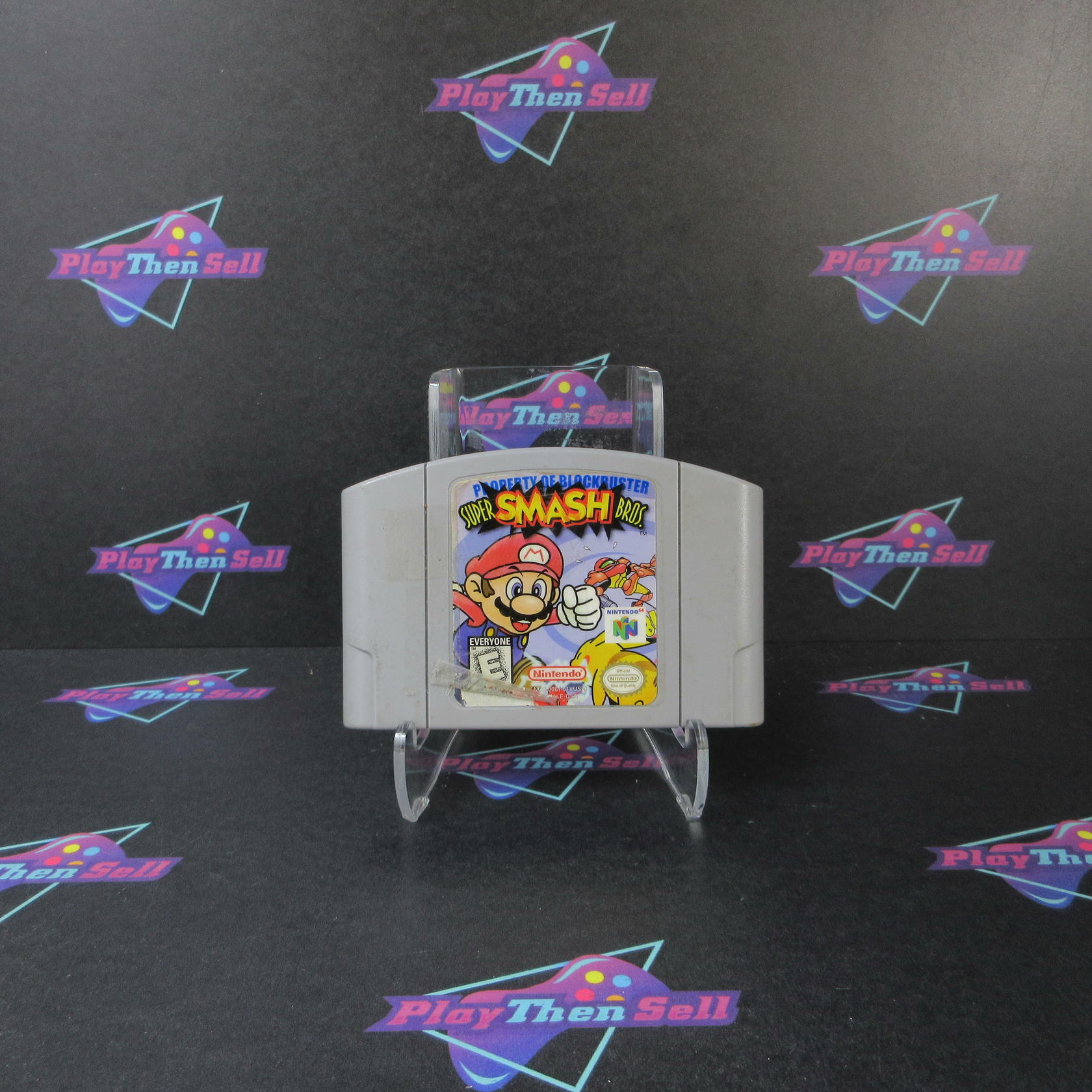 Super Smash Bros Nintendo 64 N64 Cartridge Only AD Authentic / Tested - Very Good