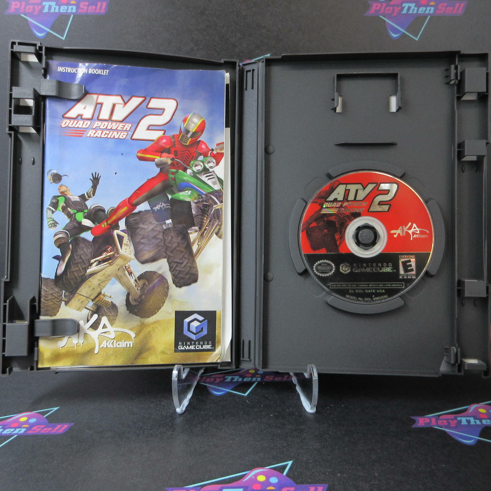 ATV Quad Power Racing 2 Nintendo Gamecube MD/DD Complete CIB - Very Good
