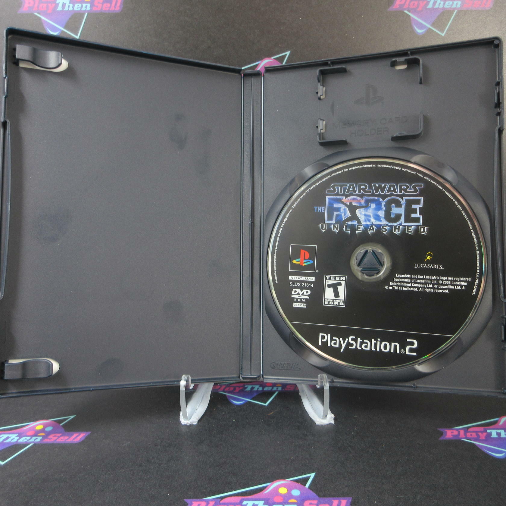 Star Wars The Force Unleashed PS2 PlayStation 2 AD/NM - Very Good