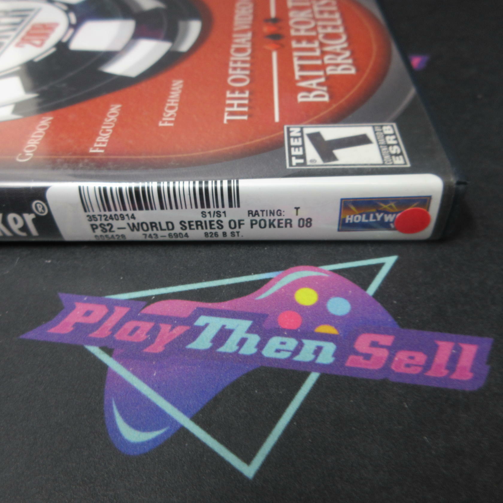 World Series of Poker 2008 Battle for the Bracelets Rental Art PlayStation 2 AD - Very Good