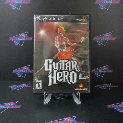 Guitar Hero PS2 PlayStation 2 AD Complete CIB - Very Good