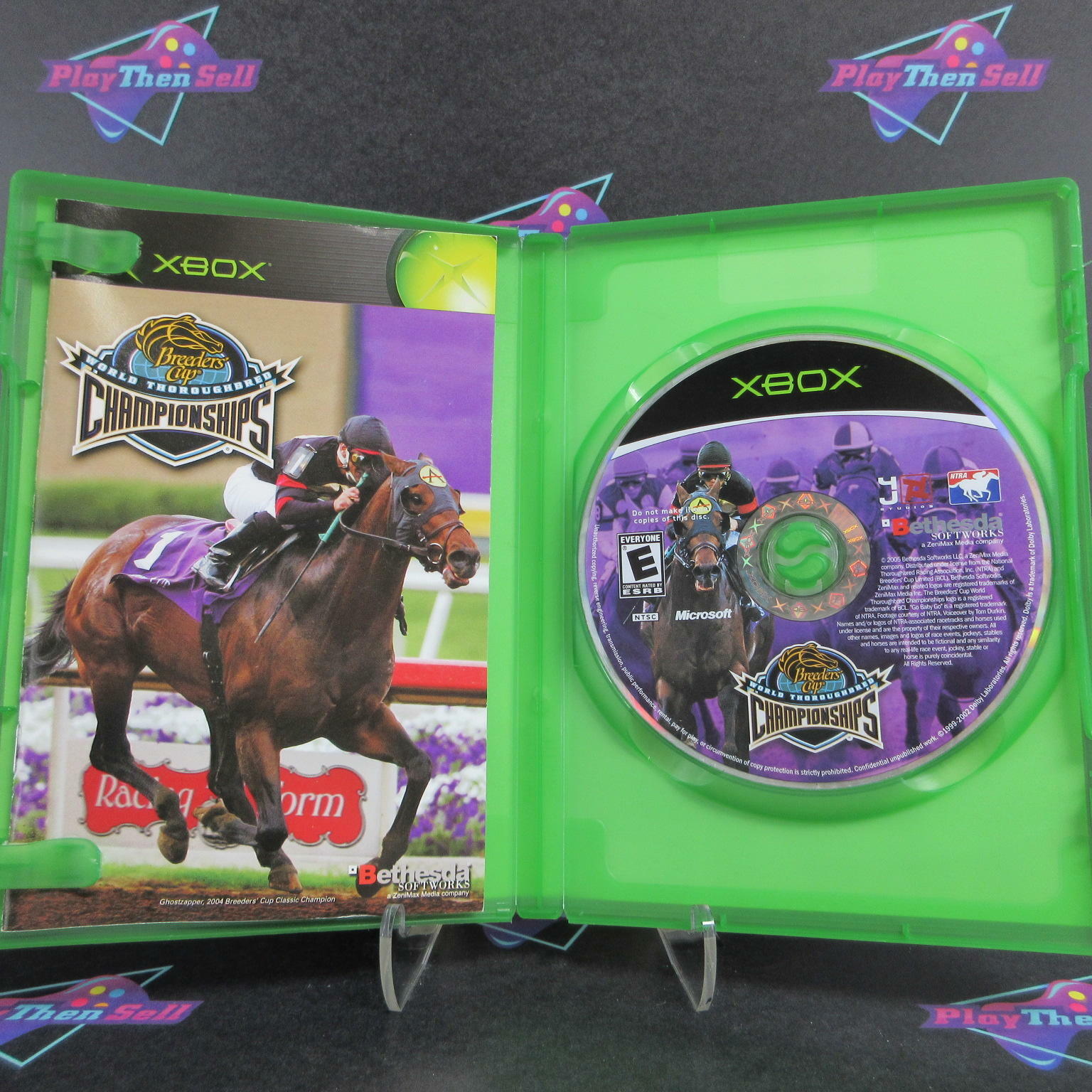 Breeders Cup World Thoroughbred Championships Xbox + Reg Card - Like New