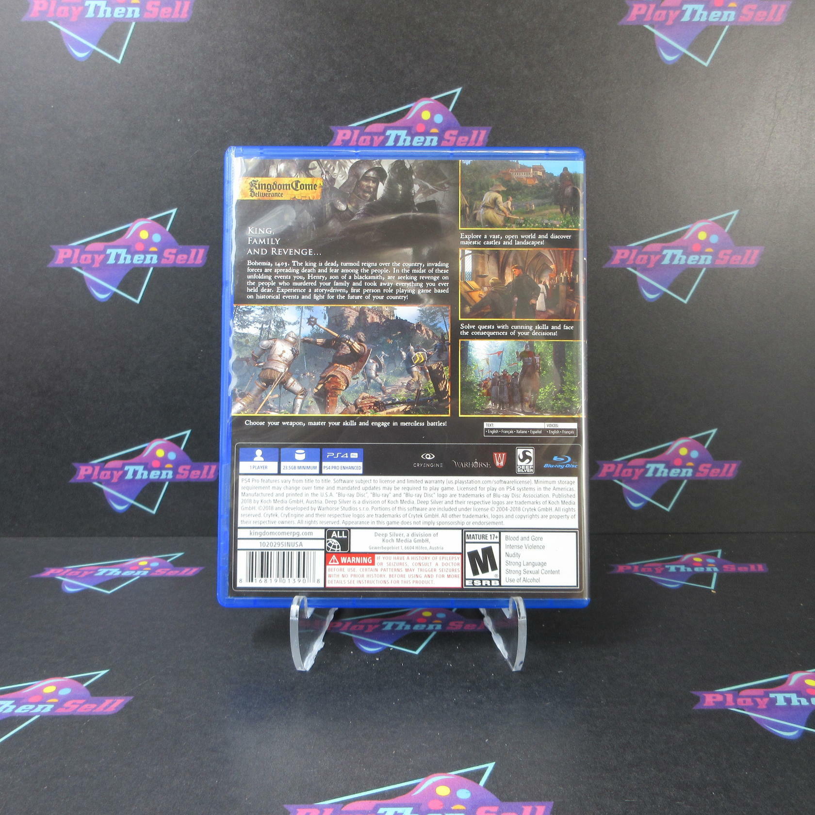 Kingdom Come Deliverance PS4 PlayStation 4 - Like New