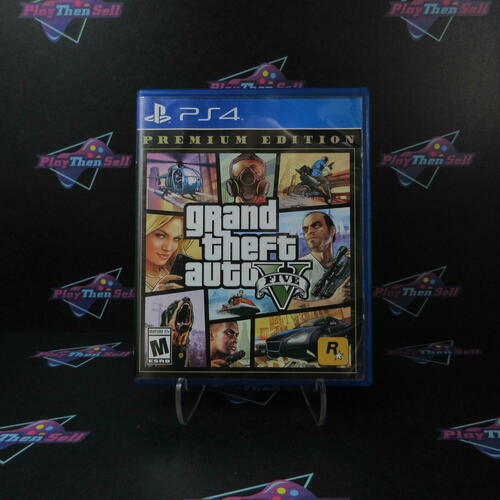 Grand Theft Auto V Premium Edition PS4 PlayStation 4 - Like New