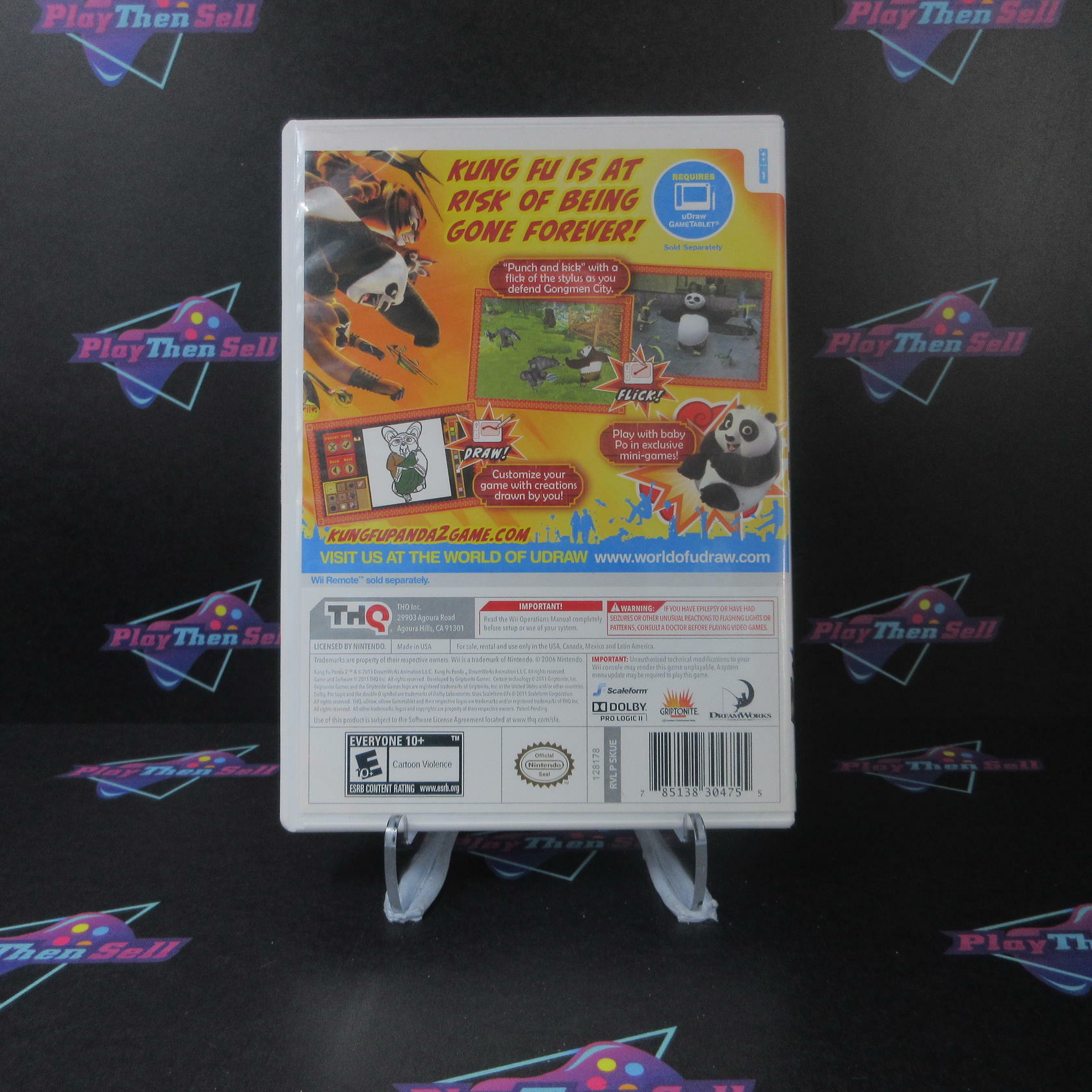 Kung Fu Panda 2 - uDraw - Nintendo Wii - Very Good