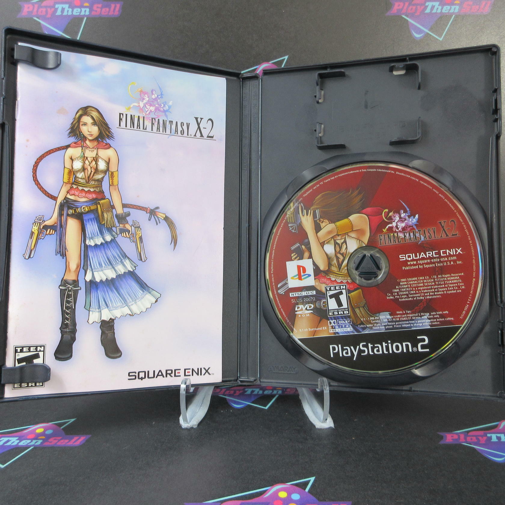 Final Fantasy X-2 + Reg Card PS2 PlayStation 2 MD Complete CIB - Very Good