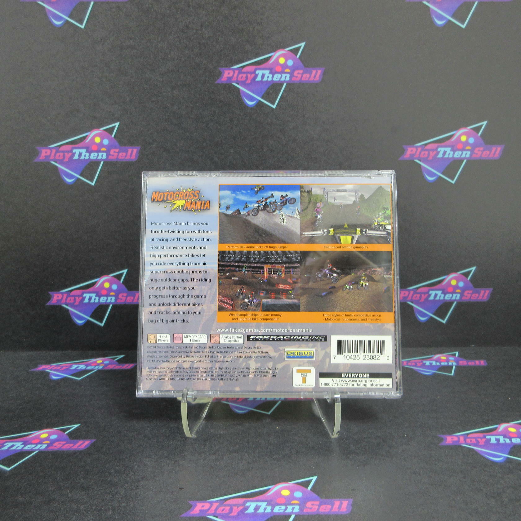 Motocross Mania PS1 PlayStation 1 AD - Very Good