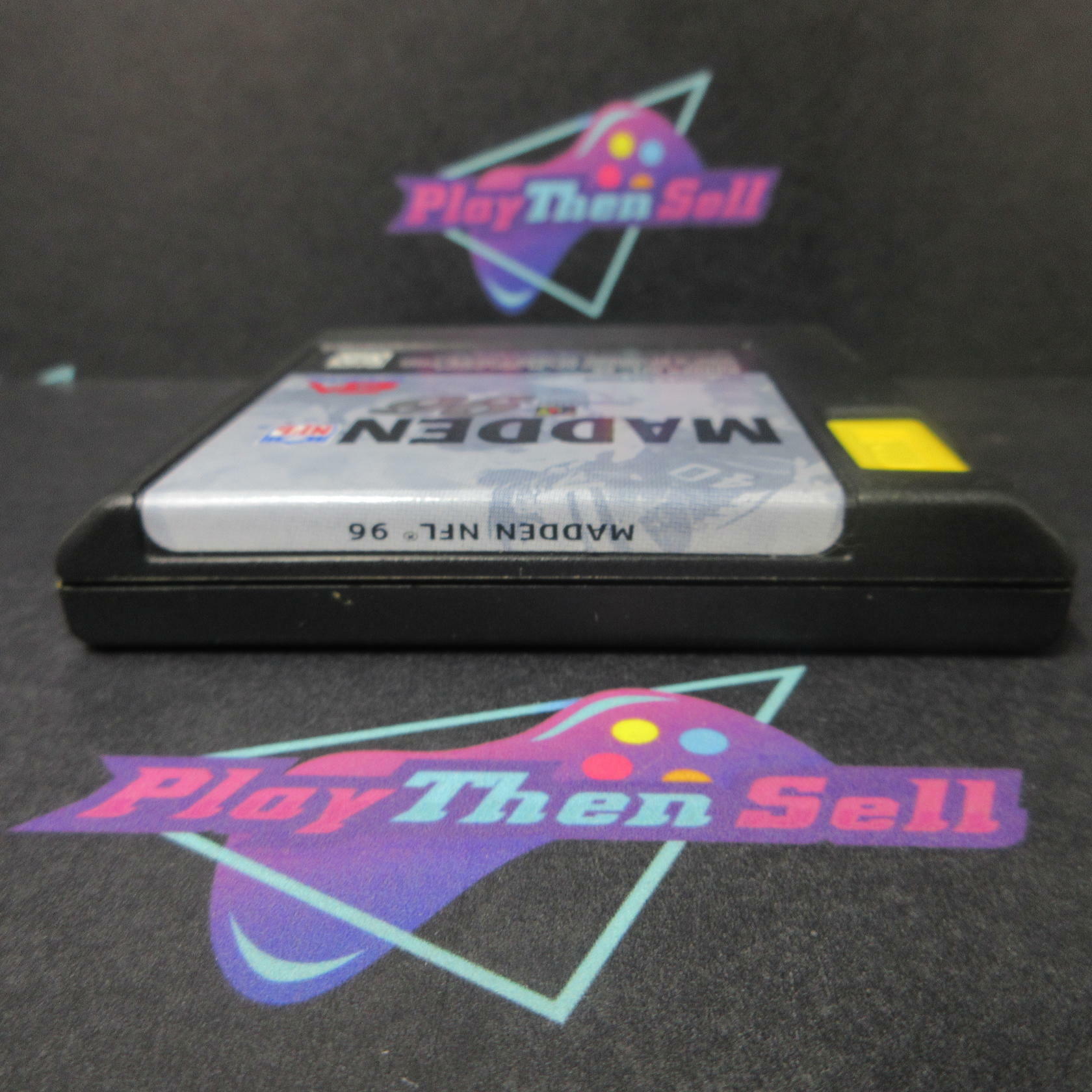 Madden 96 Football Sega Genesis Cartridge Manual and Foldout Authentic / Tested - Very Good