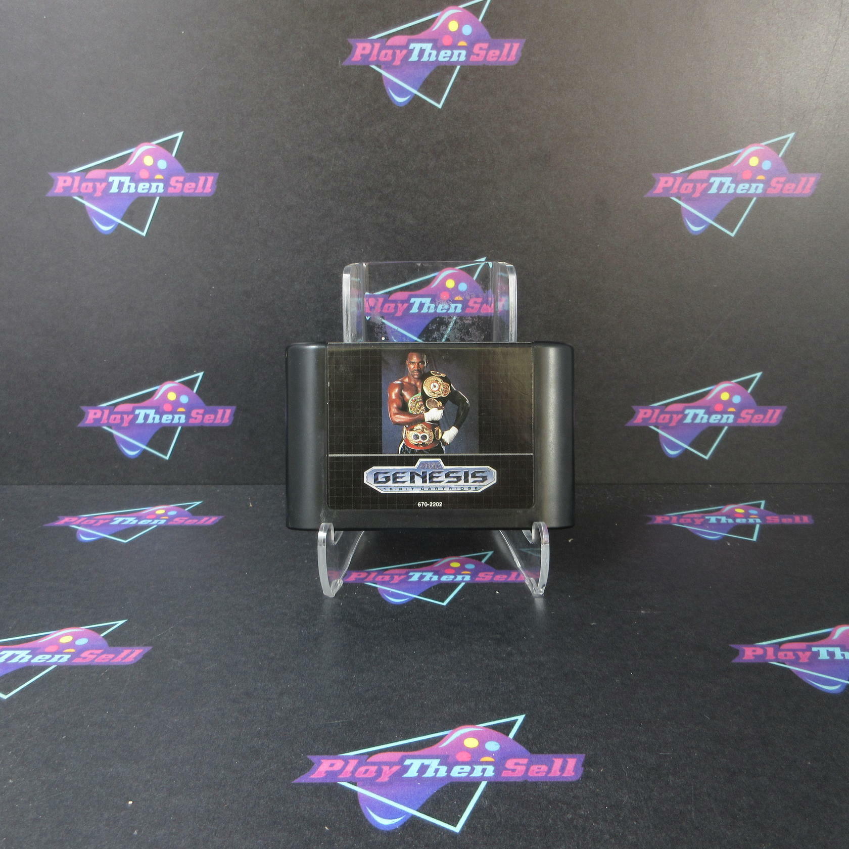 Evander Holyfield's Real Deal Boxing + Reg Card Sega Genesis CS Complete CIB - Very Good