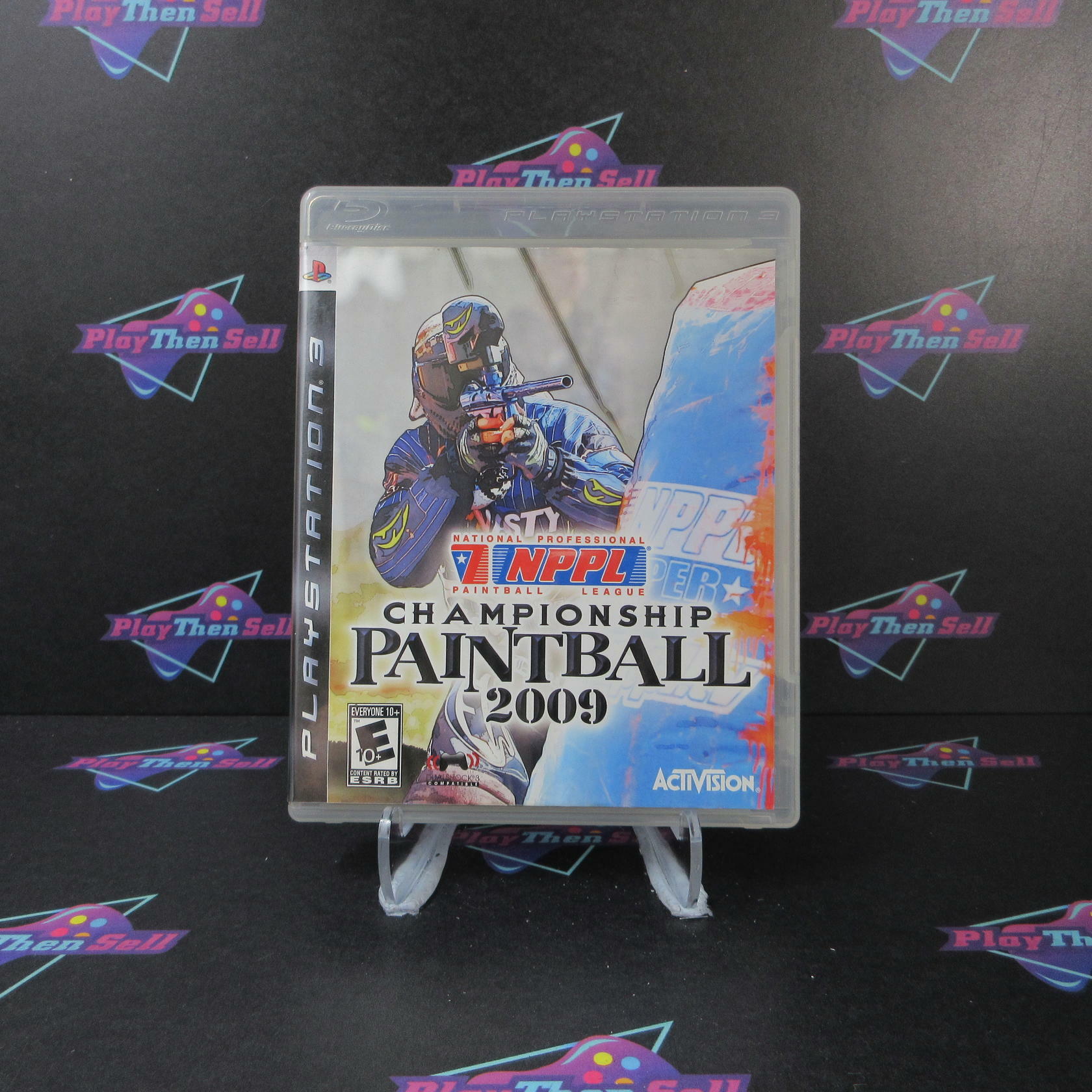 NPPL Championship Paintball 2009 PS3 PlayStation 3 AD Complete CIB - Very Good