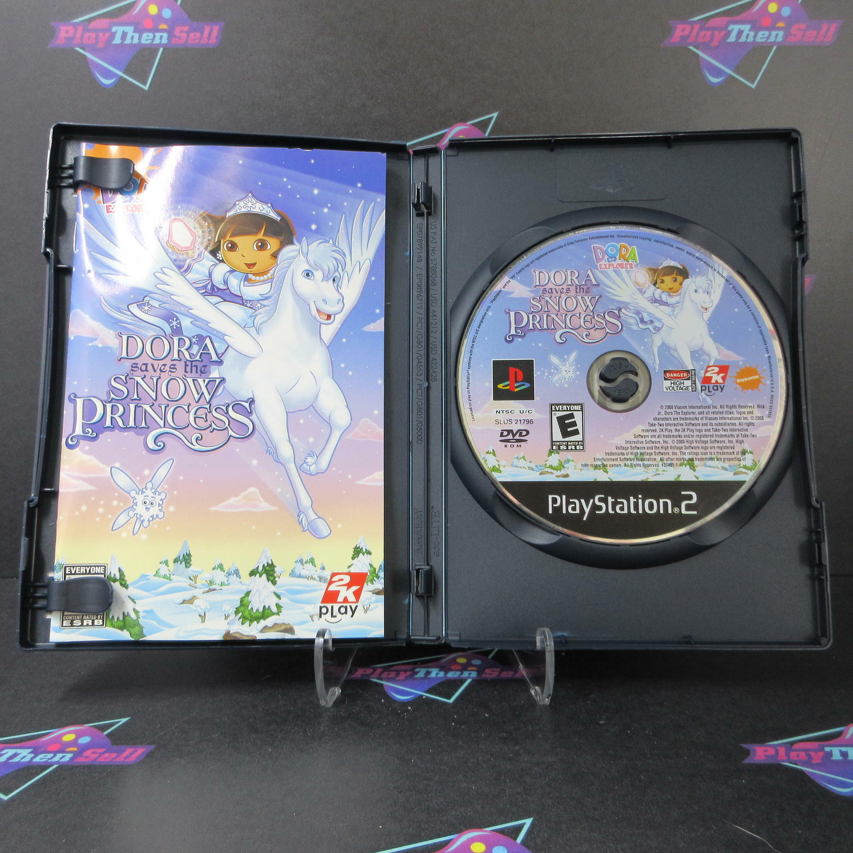 Dora the Explorer Dora Saves the Snow Princess PS2 PlayStation 2 - Like New