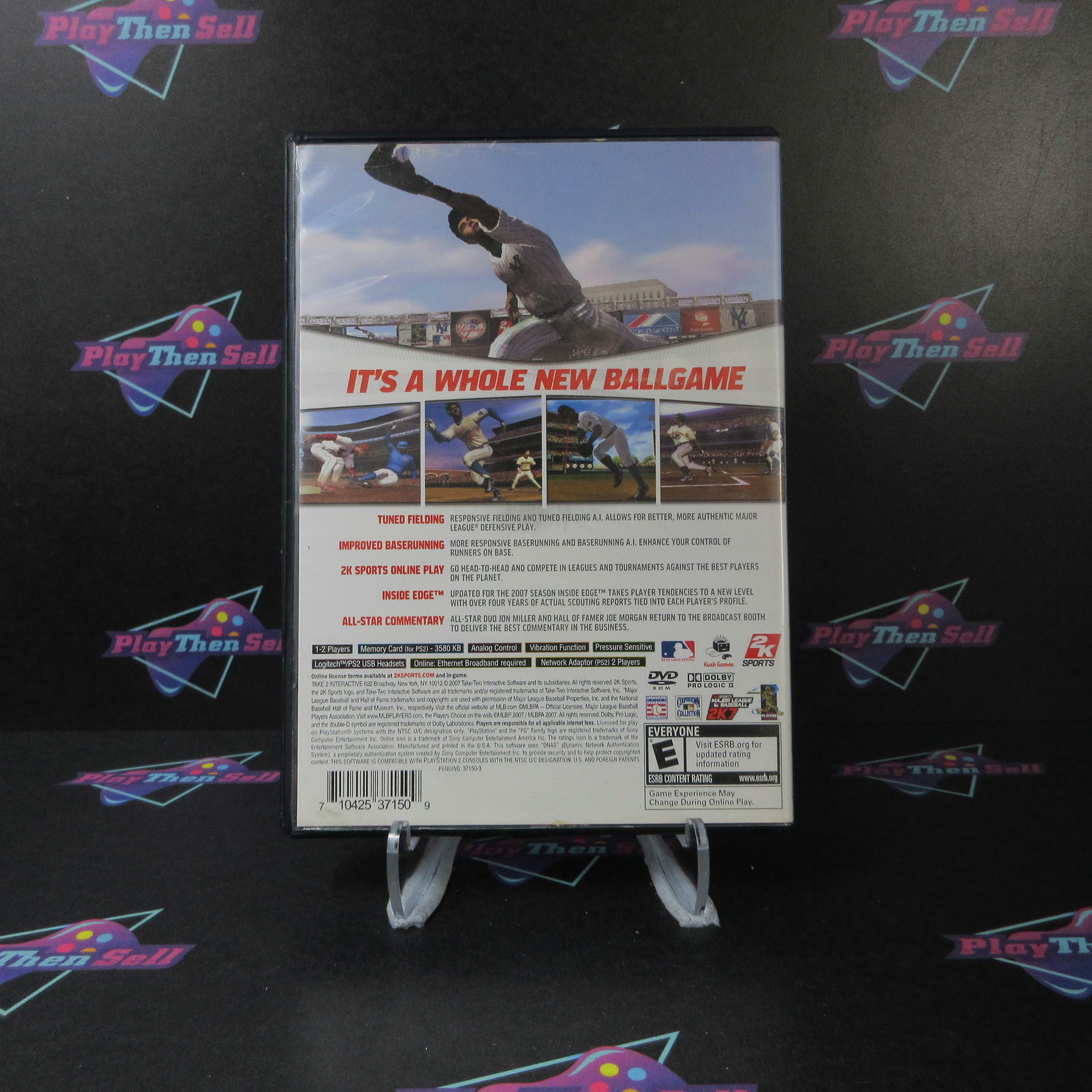 Major League Baseball 2K7 PS2 PlayStation 2 AD/NM - Very Good