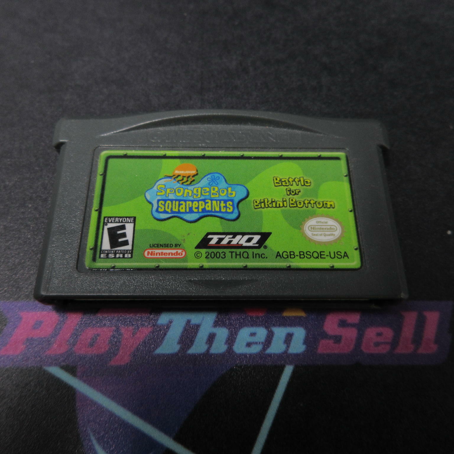 SpongeBob Squarepants Battle For Bikini Bottom GBA Cart Only - Very Good