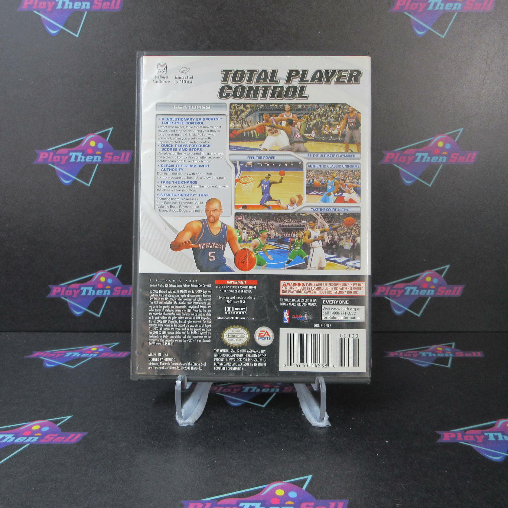 NBA Live 2003 Nintendo Gamecube AD Complete CIB - Very Good