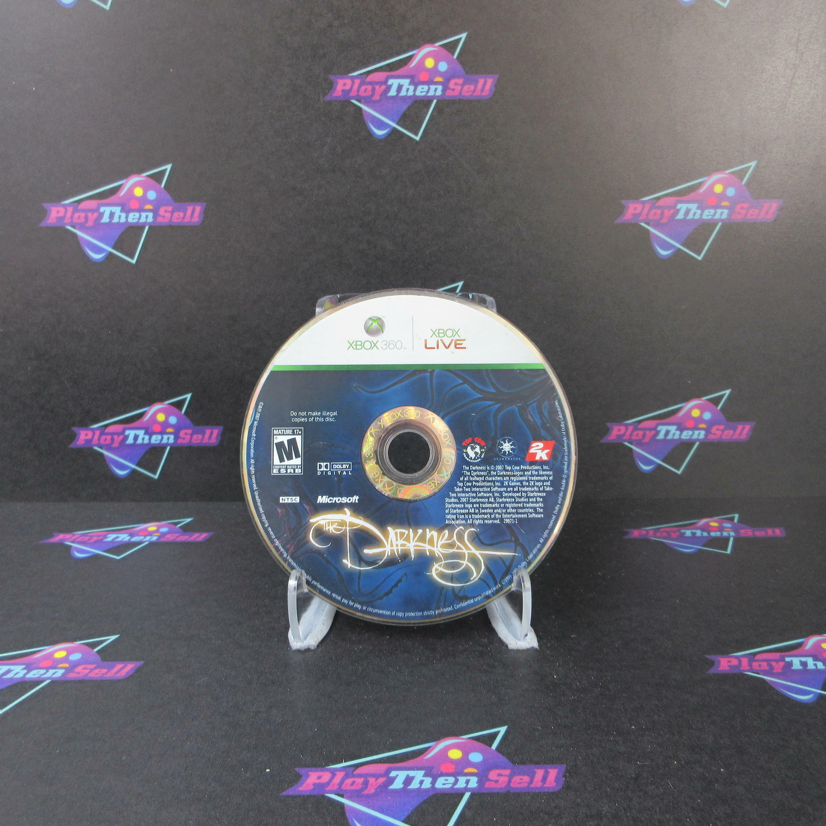 The Darkness Xbox 360 Disc Only - Very Good