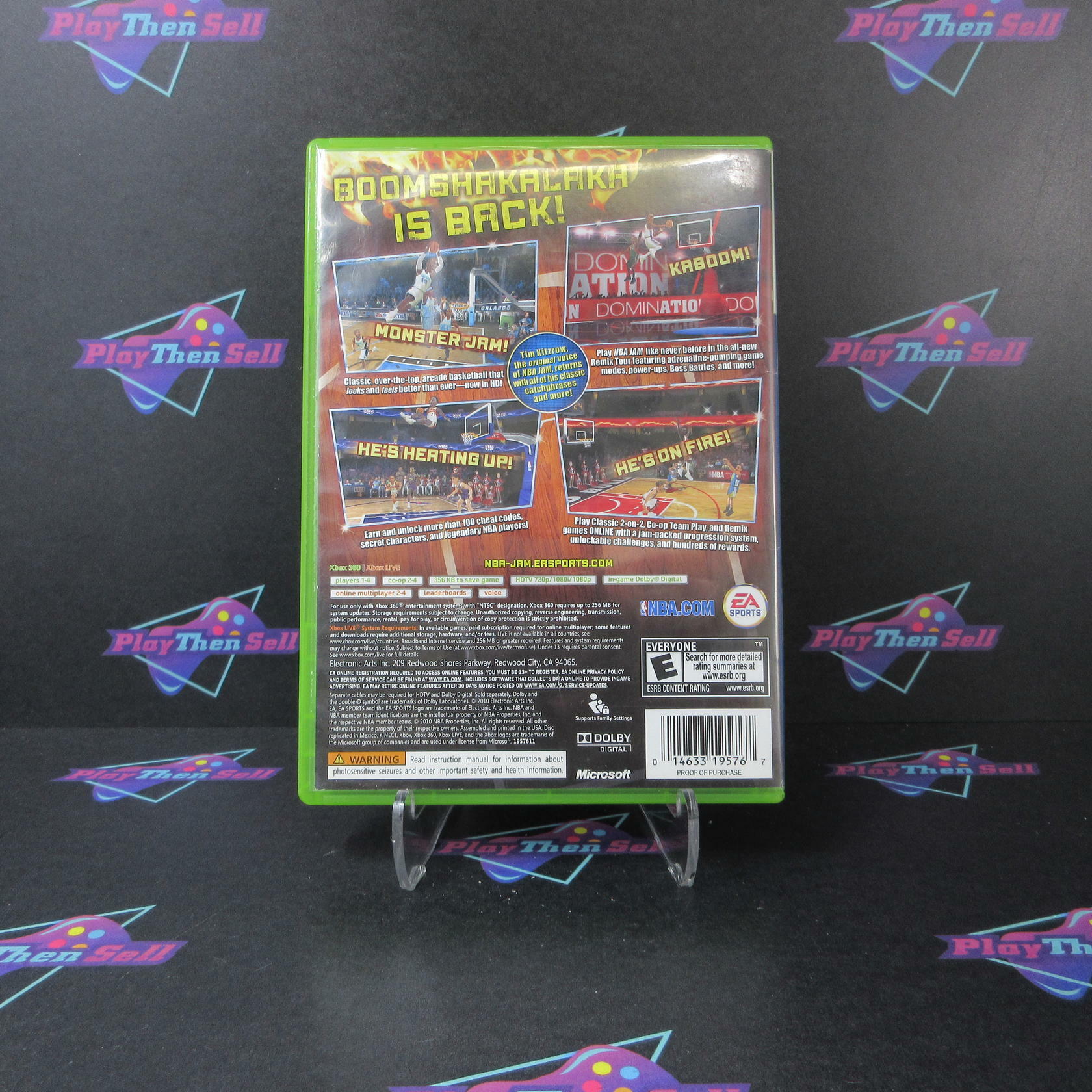 NBA Jam Xbox 360 AD/DD Complete CIB - Very Good