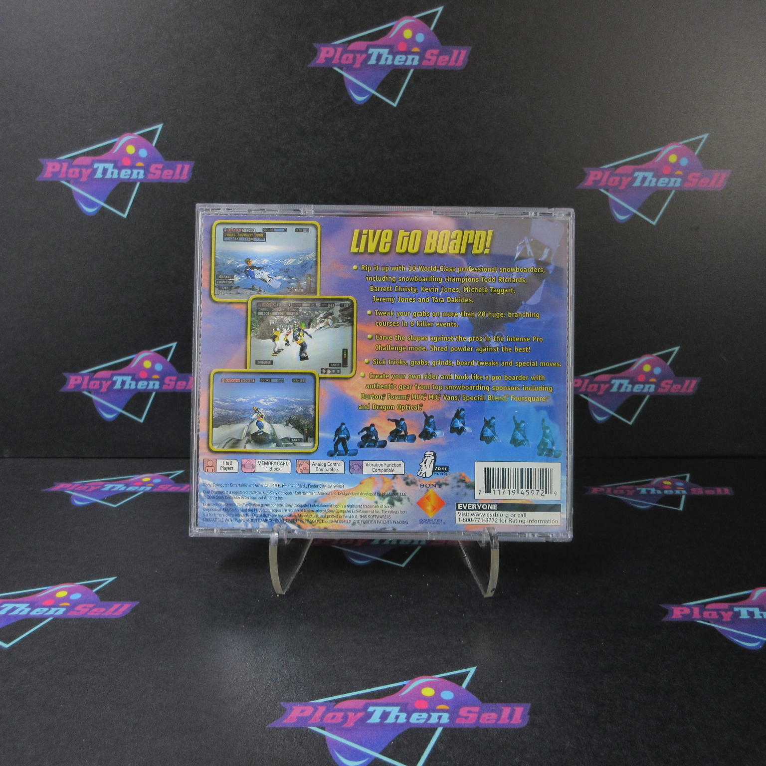 Cool Boarders 2001 PS1 PlayStation 1 - Very Good