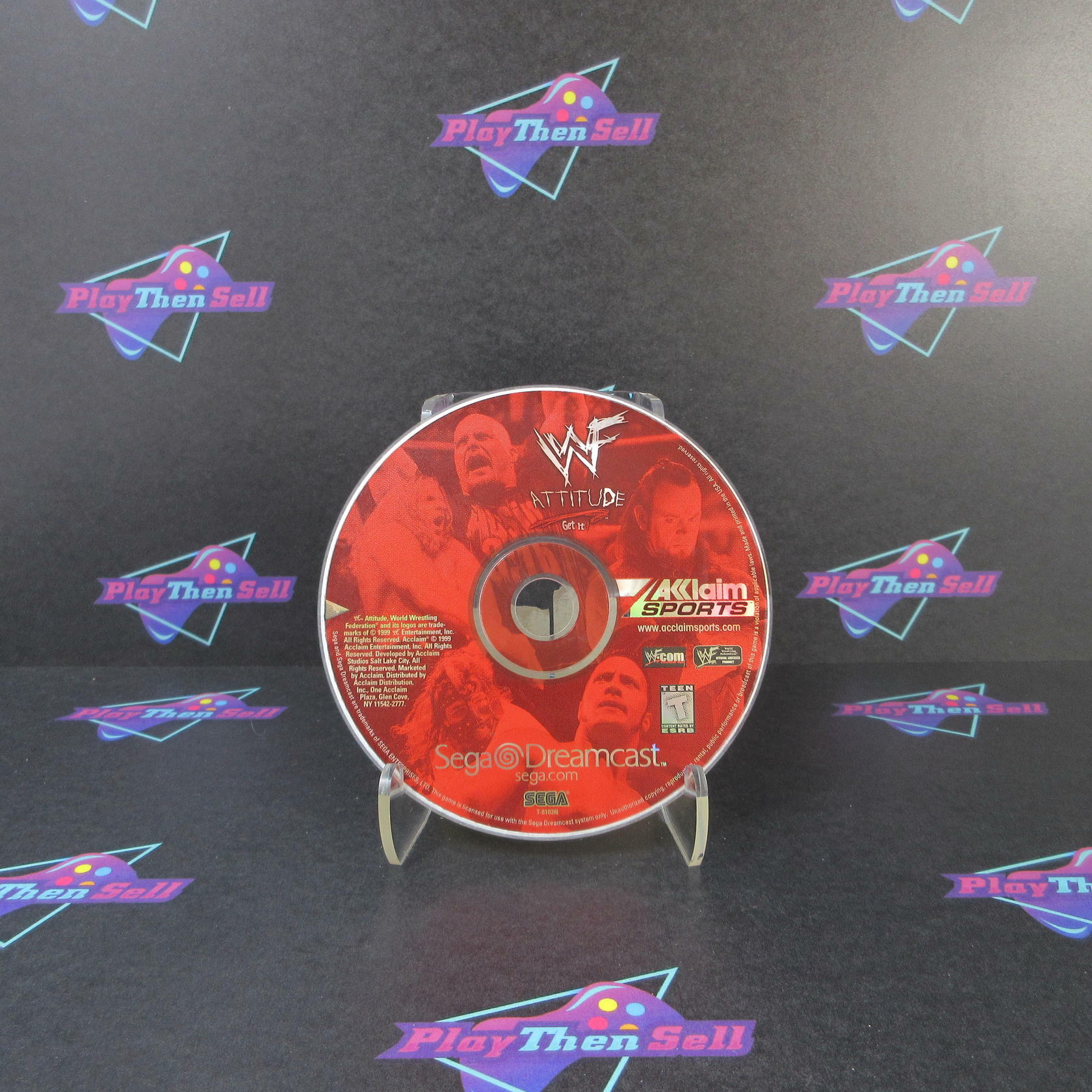 WWF Attitude Sega Dreamcast Disc Only - Very Good