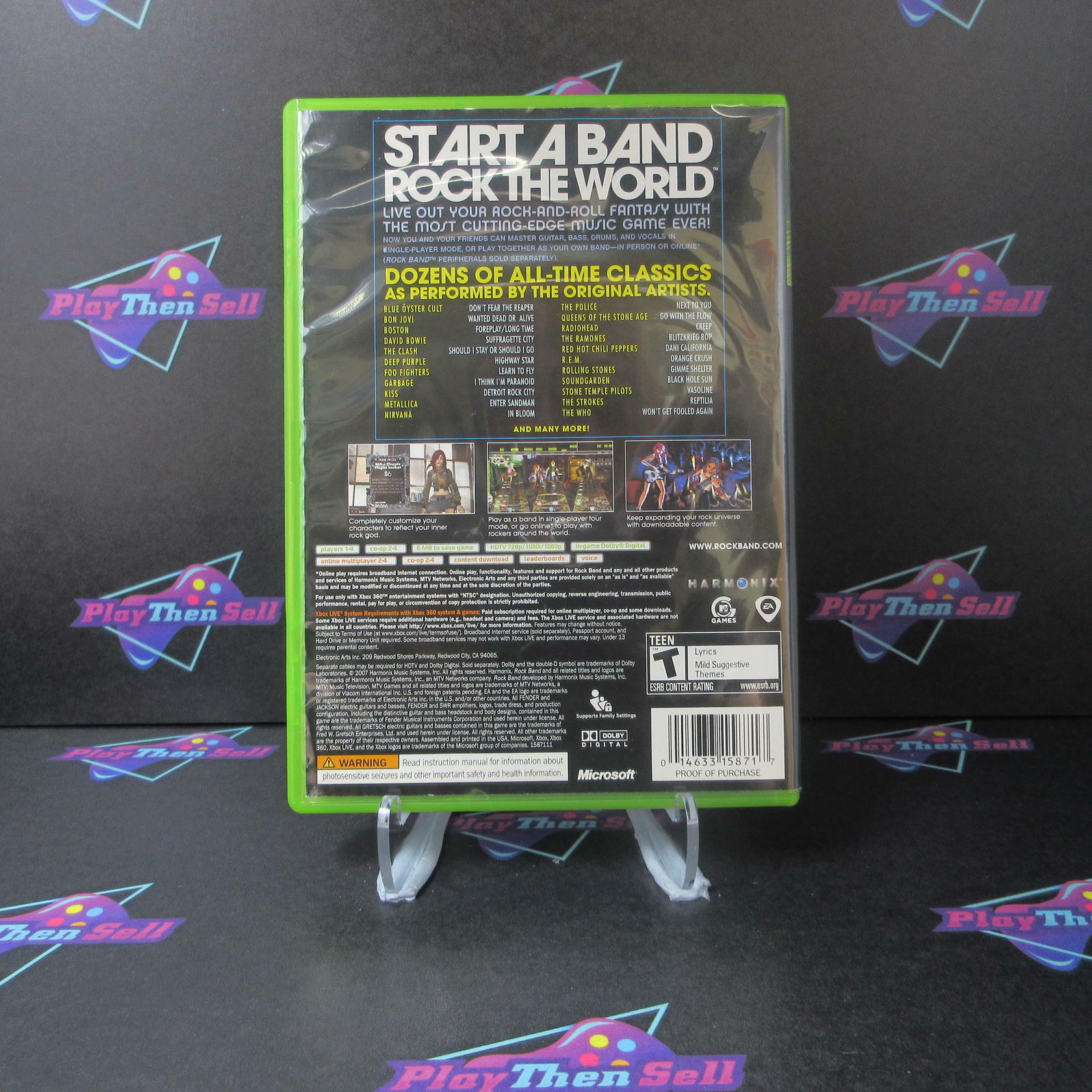 Rock Band Xbox 360 DD Complete CIB - Very Good