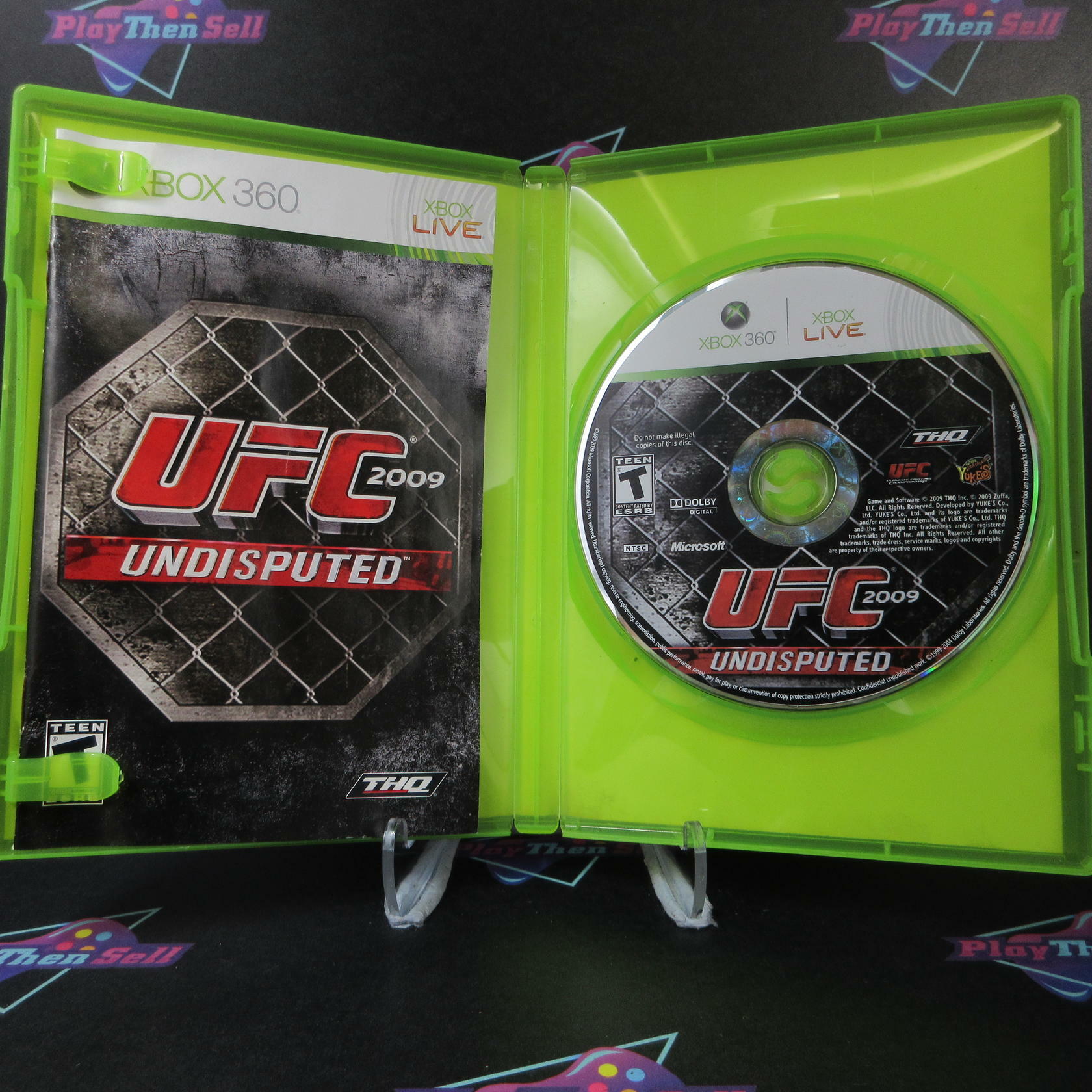 UFC 2009 Undisputed Xbox 360 AD/MD Complete CIB - Very Good