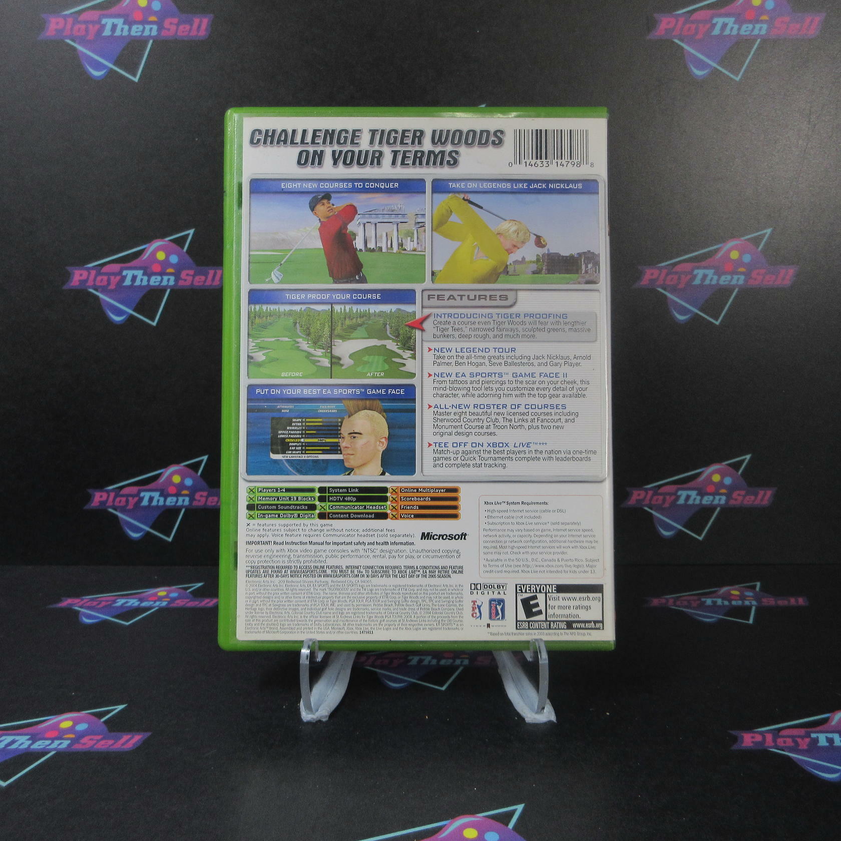 Tiger Woods PGA Tour 2005 - Xbox AD Complete CIB - Very Good