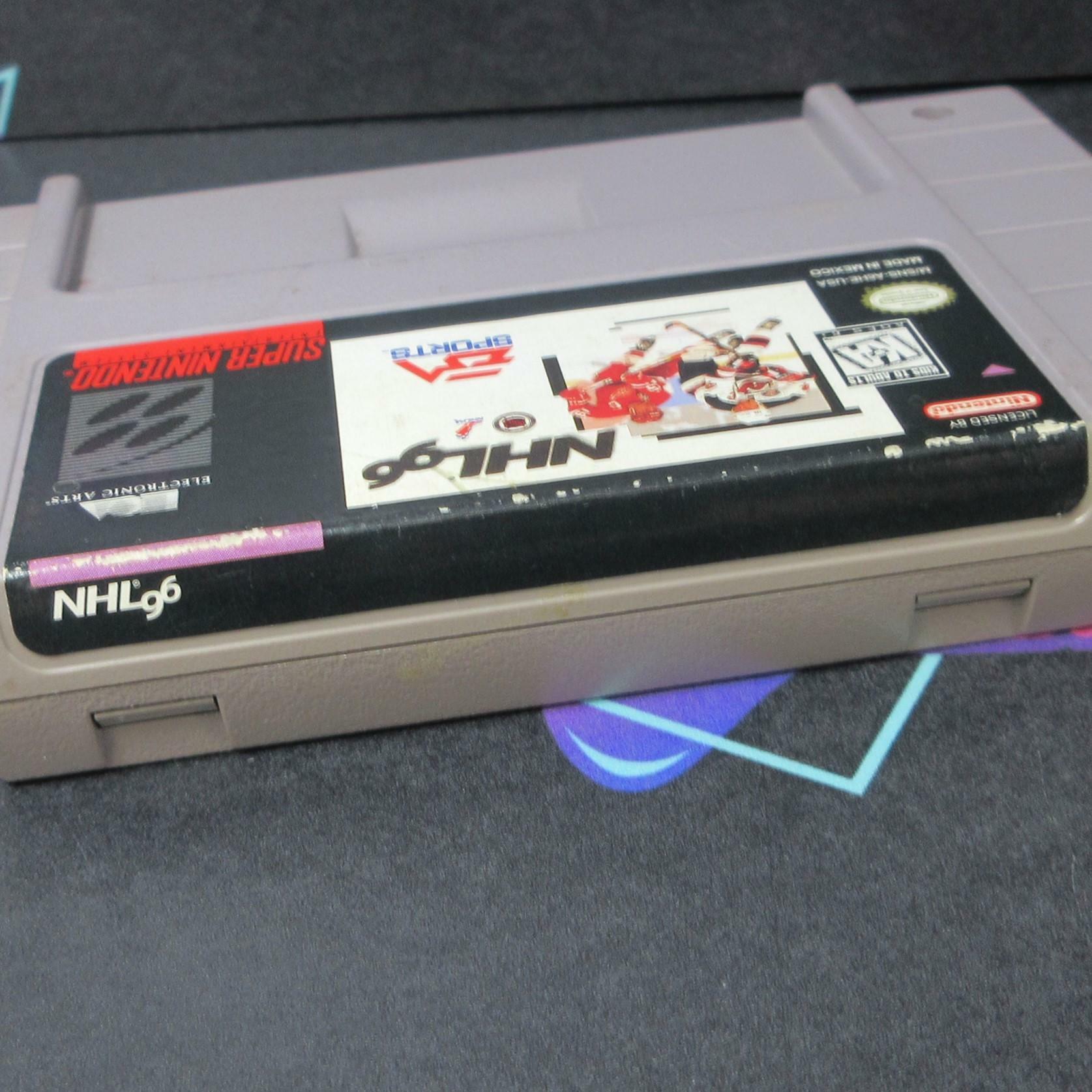 NHL 96 -Super Nintendo SNES Cartridge Only AD Authentic / Tested - Very Good