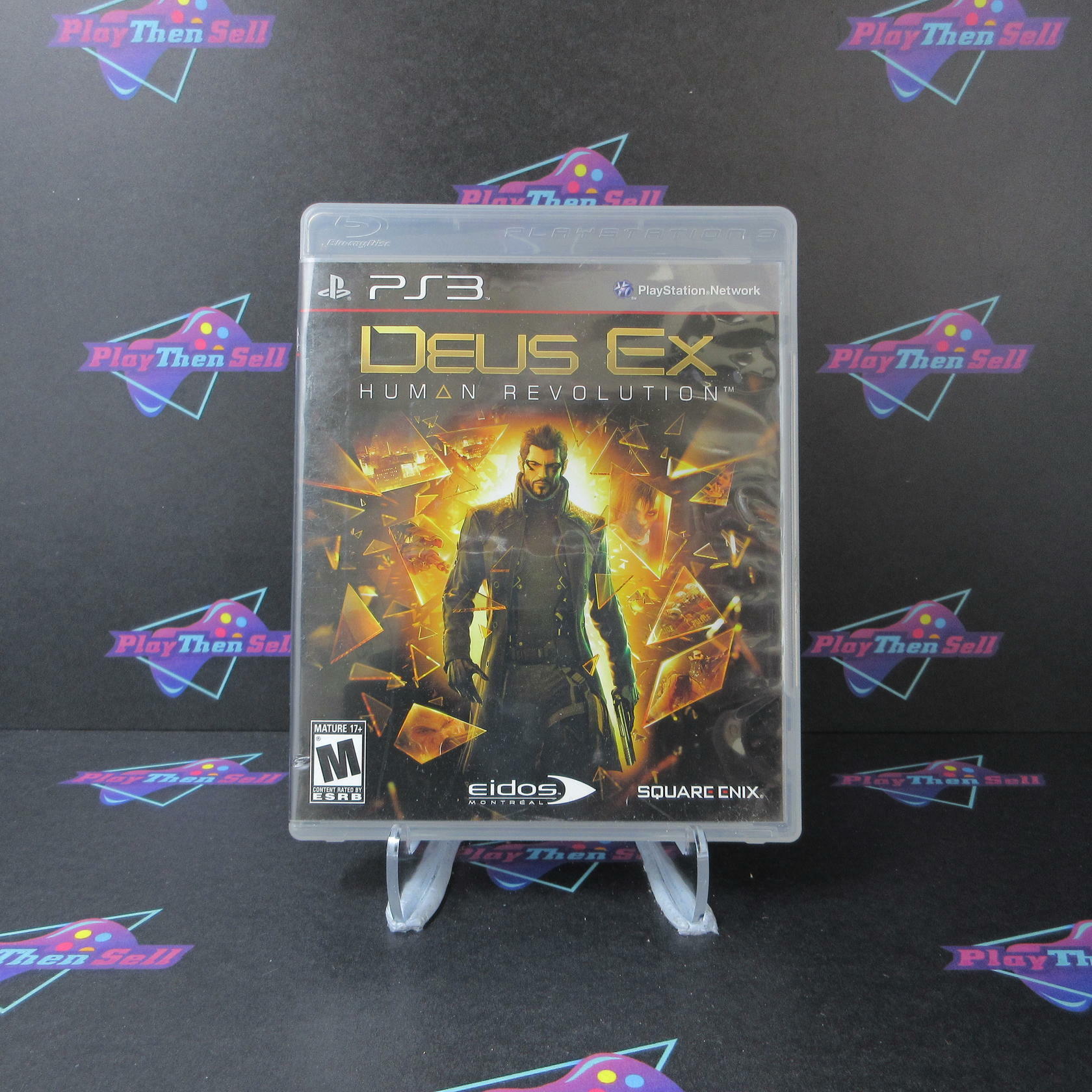 Deus Ex Human Revolution PS3 PlayStation 3 AD Complete CIB - Very Good