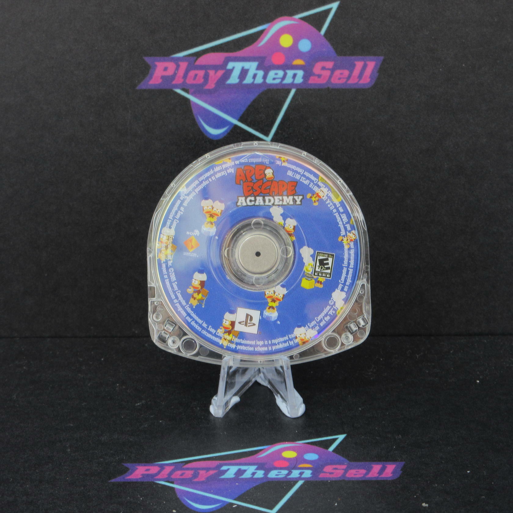 Ape Escape Academy Sony PSP Clear UMD Disc Only Authentic / Tested - Very Good