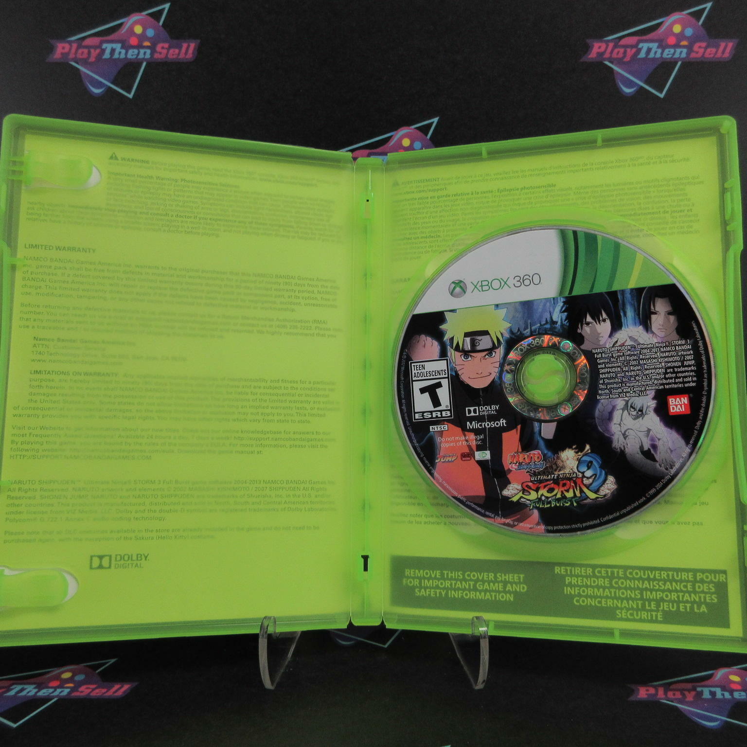 Naruto Shippuden Ultimate Ninja Storm 3 Full Burst Xbox 360 - Like New